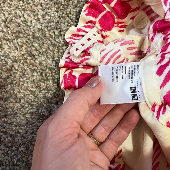 NWT Marni x Uniqlo Drape Relaxed Wide Leg Pant Size XXS - Picture 5 of 7